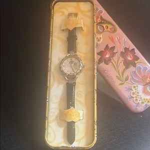 Brighton | Accessories | Brighton Black Watch With Floral  display picture 2